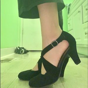 Short Black Heels